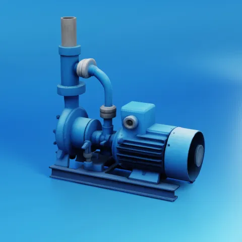 Industrial Centrifugal Water Pump with Electric Motor