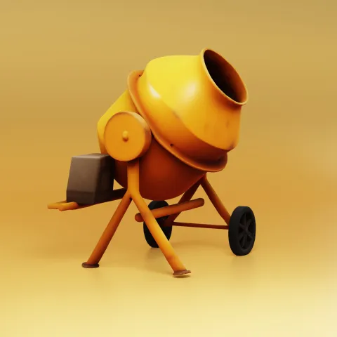 Portable Concrete Mixer