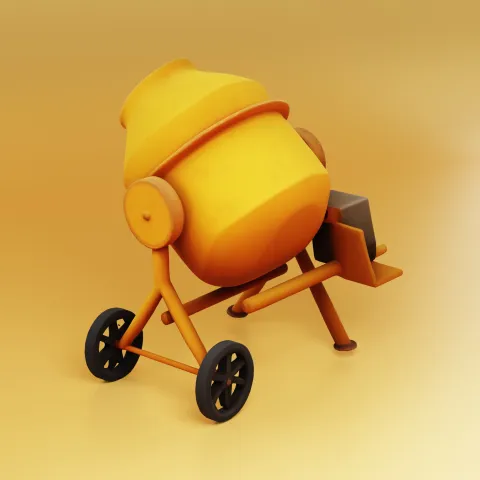 Portable Concrete Mixer image 4