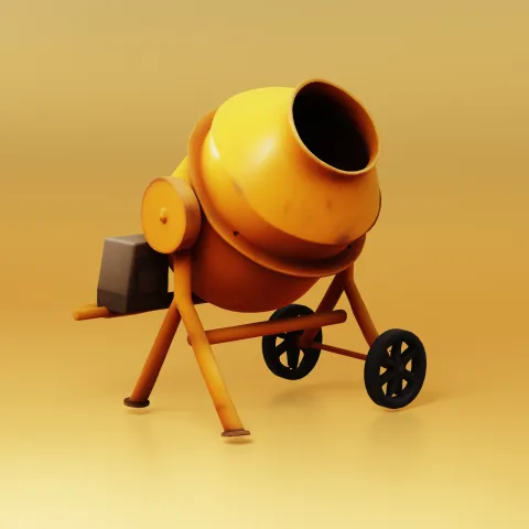 Portable Concrete Mixer image 2