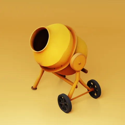 Portable Concrete Mixer image 3